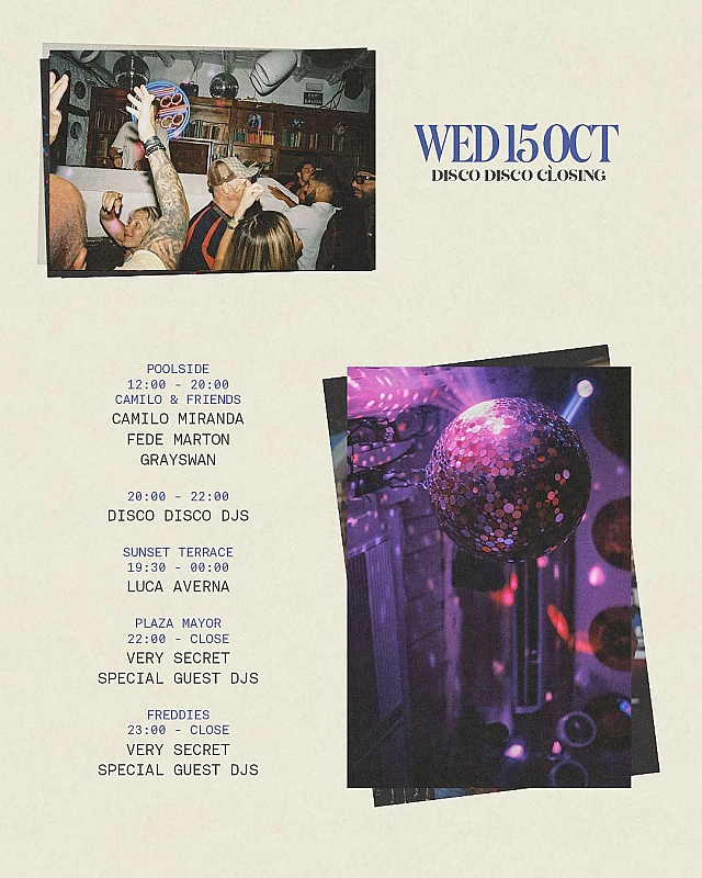 Disco Disco Closing Party season 2025