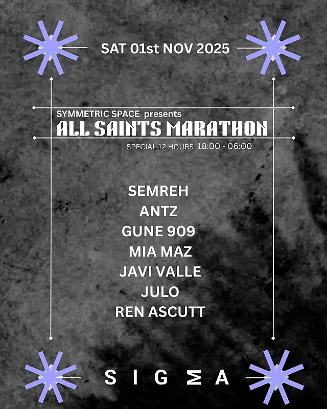 Symmetric Space All Saints Marathon 12h Music