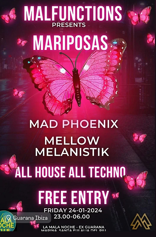 Malfunctions presents Mariposas