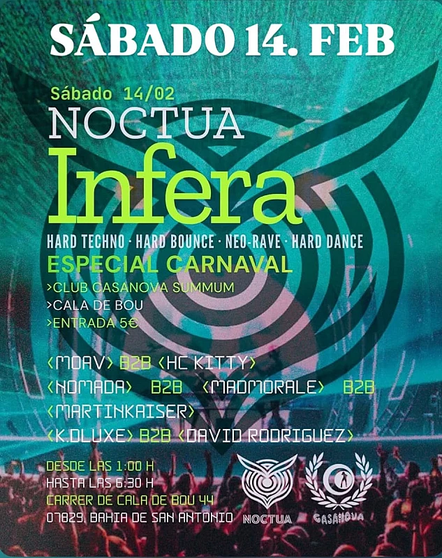 Noctua Infera Especial Carnaval
