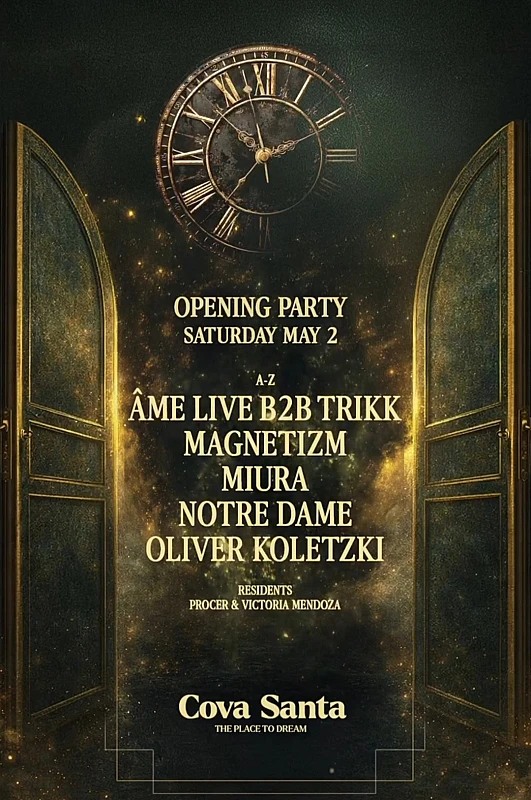 Cova Santa Opening Party season 2026