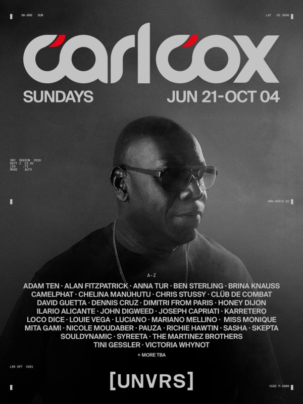 Carl Cox at UNVRS Ibiza
