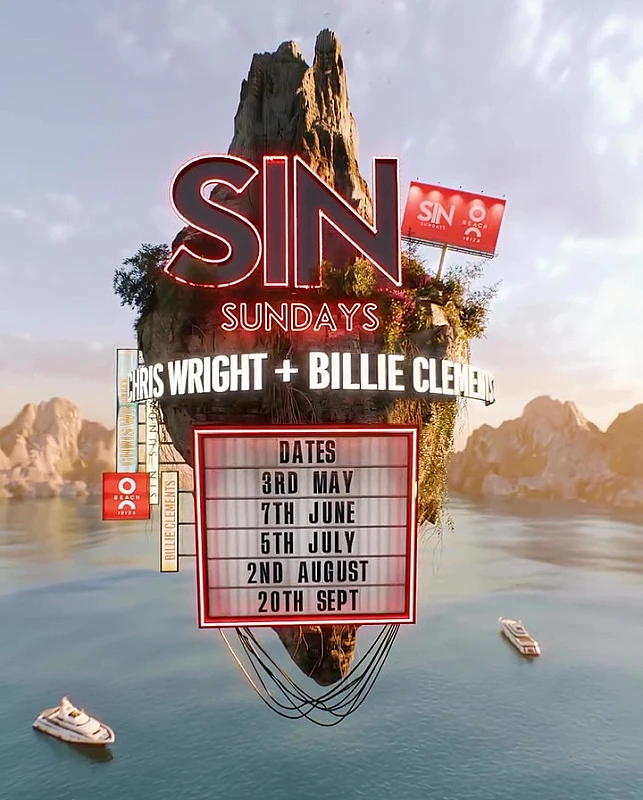 Sin Sundays opening party season 2026