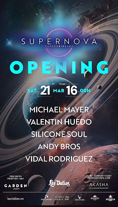 Supernova Opening Party season 2026