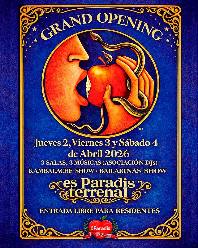 Es Paradis Ibiza Opening Party season 2026 day 1