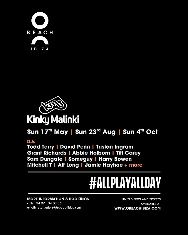 Kinky Malinki closing party season 2026