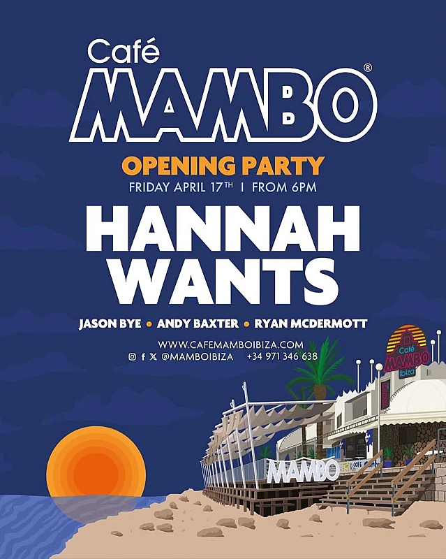 Café Mambo Ibiza Opening Party season 2026