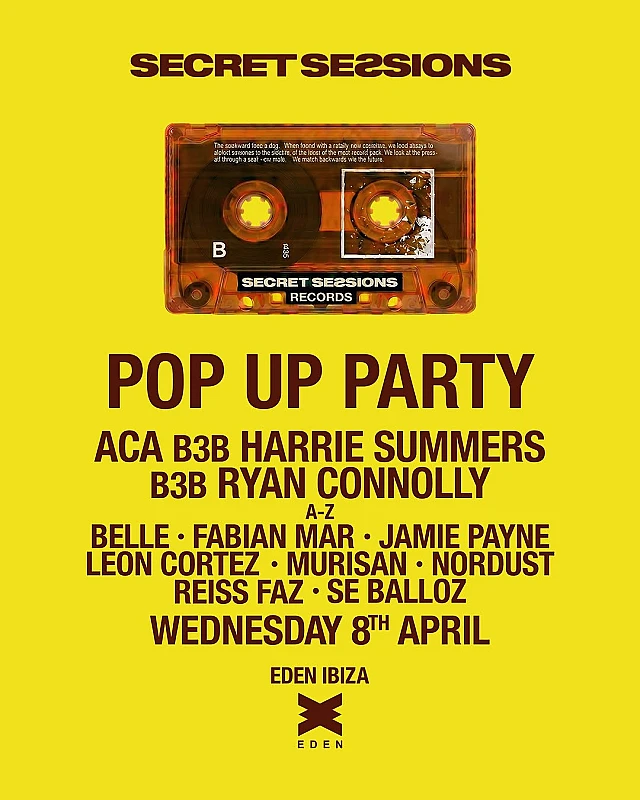 Secret Sessions Pop Up Party