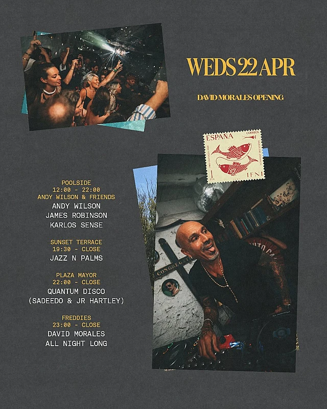 David Morales Opening Party season 2026