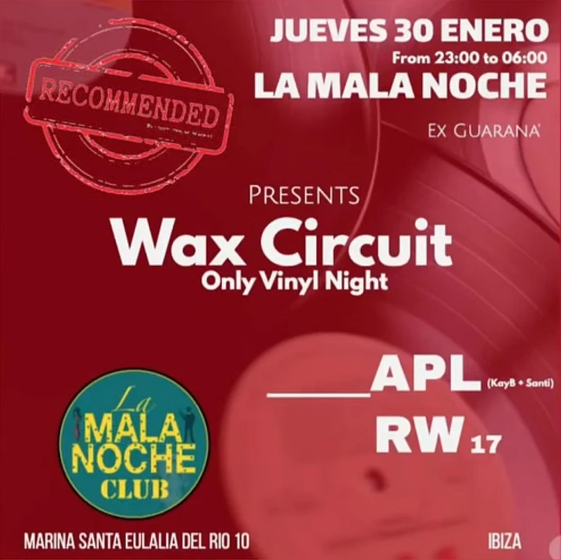 Wax Circuit only vinyl night
