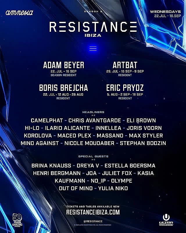 Resistance Ibiza Opening Party season 2026