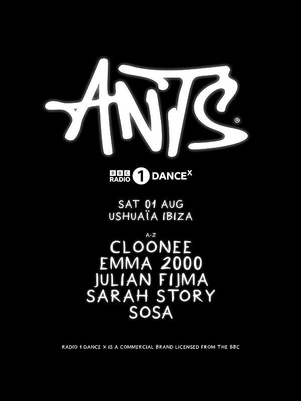 ANTS Radio 1 Dance X