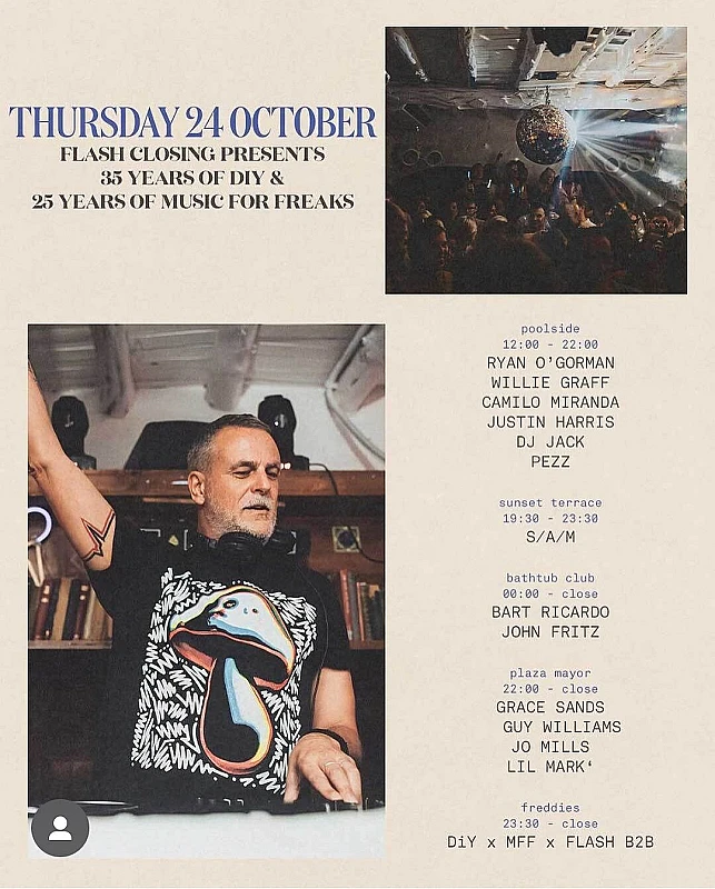 Flash Closing presents 35 Years of DiY & 25 Years of Music For Freaks