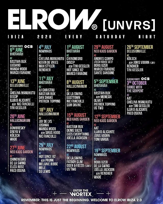 Elrow at UNVRS Ibiza