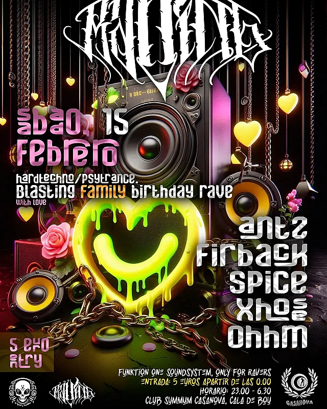 Raving Blasting Family Birthday Rave