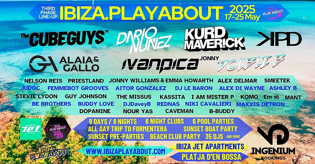 Ibiza.PlayAbout 2025 Annual House Music Festival