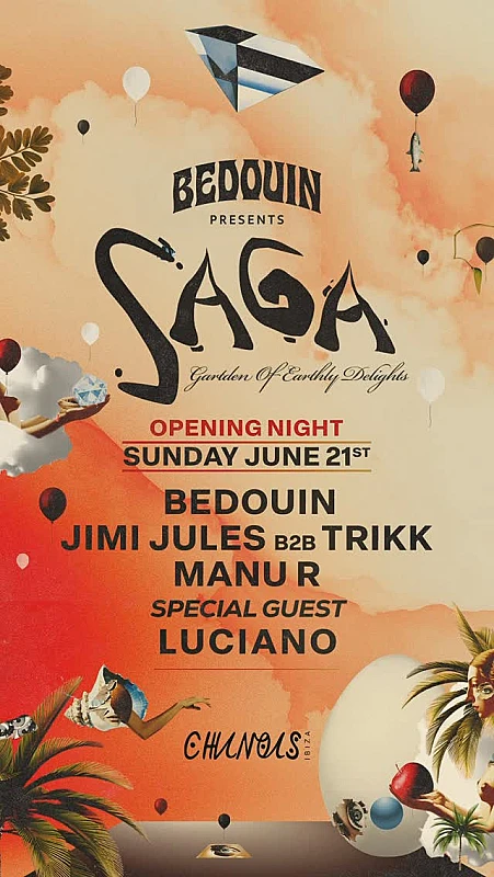 Bedouin presents Saga Opening Party season 2026