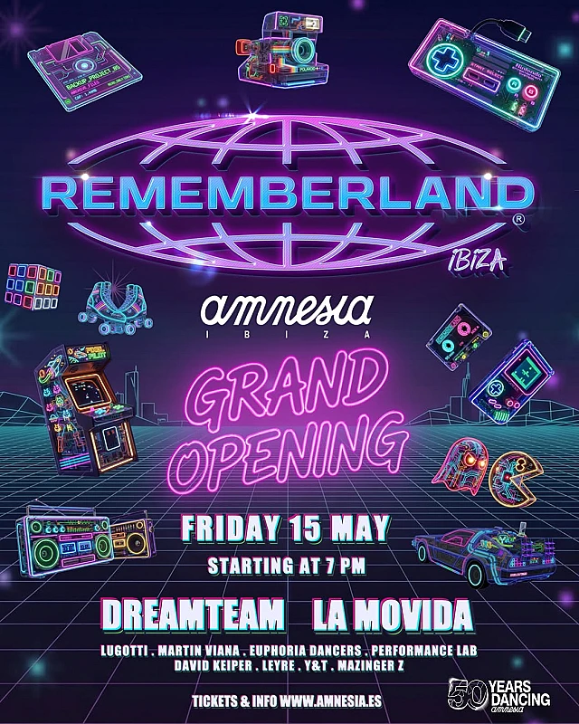 Rememberland Opening Party Season 2026