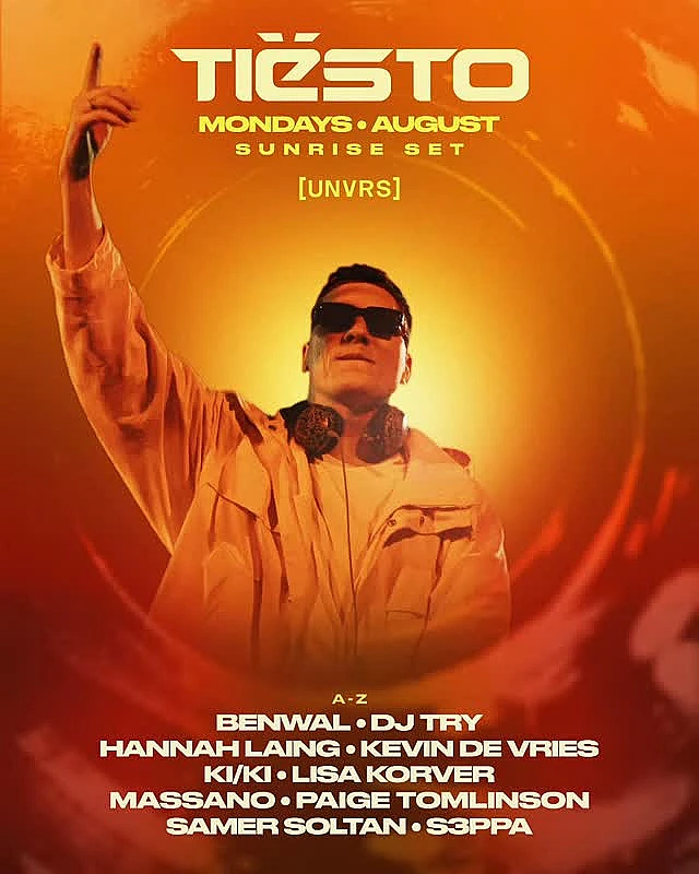 Tiësto Sunrise Set at [UNVRS]