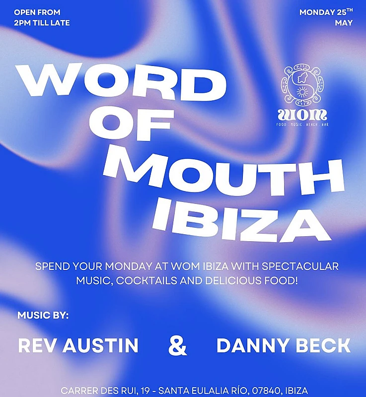 WOM Word of Mouth Radio Cafe Ibiza