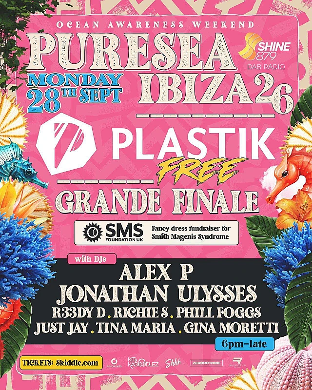 Pure Sea Ocean Awareness Weekender Ibiza 2026 Grande Finale