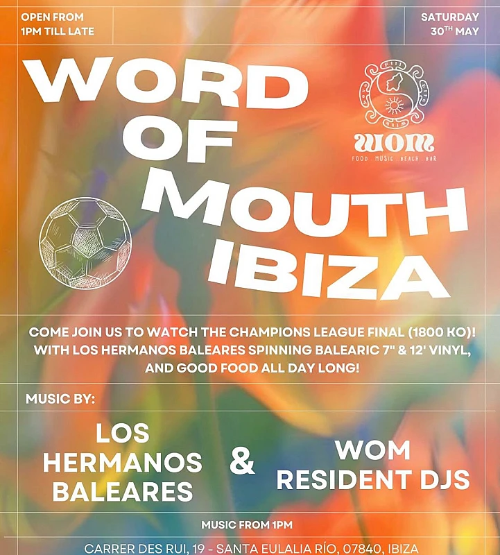 WOM Word of Mouth Radio Cafe Ibiza