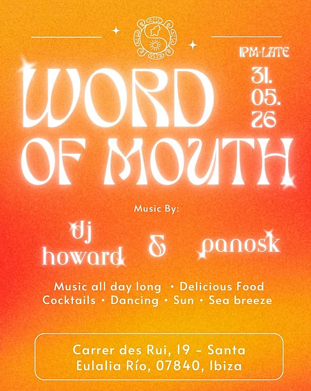 WOM Word of Mouth Radio Cafe Ibiza