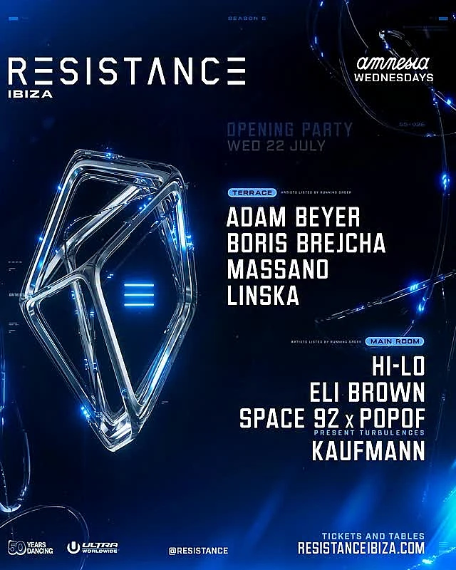 Resistance Ibiza Opening Party season 2026
