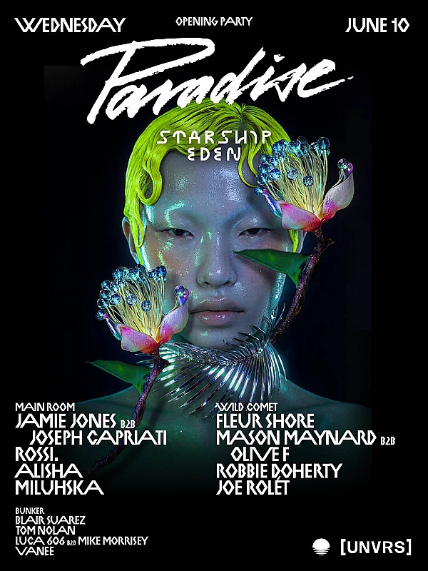 Jamie Jones presents Paradise : Starship Eden at [UNVRS] Opening Party season 2026