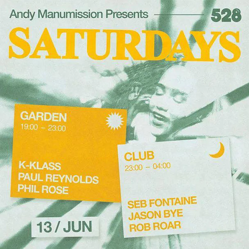 Andy Manumission presents Saturdays