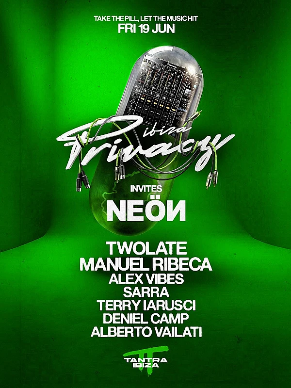 Privacy Ibiza invites Neon