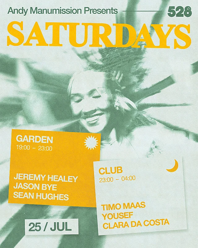 Andy Manumission presents Saturdays