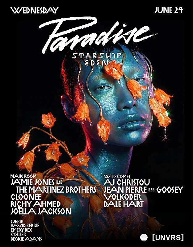 Jamie Jones presents Paradise : Starship Eden at [UNVRS]