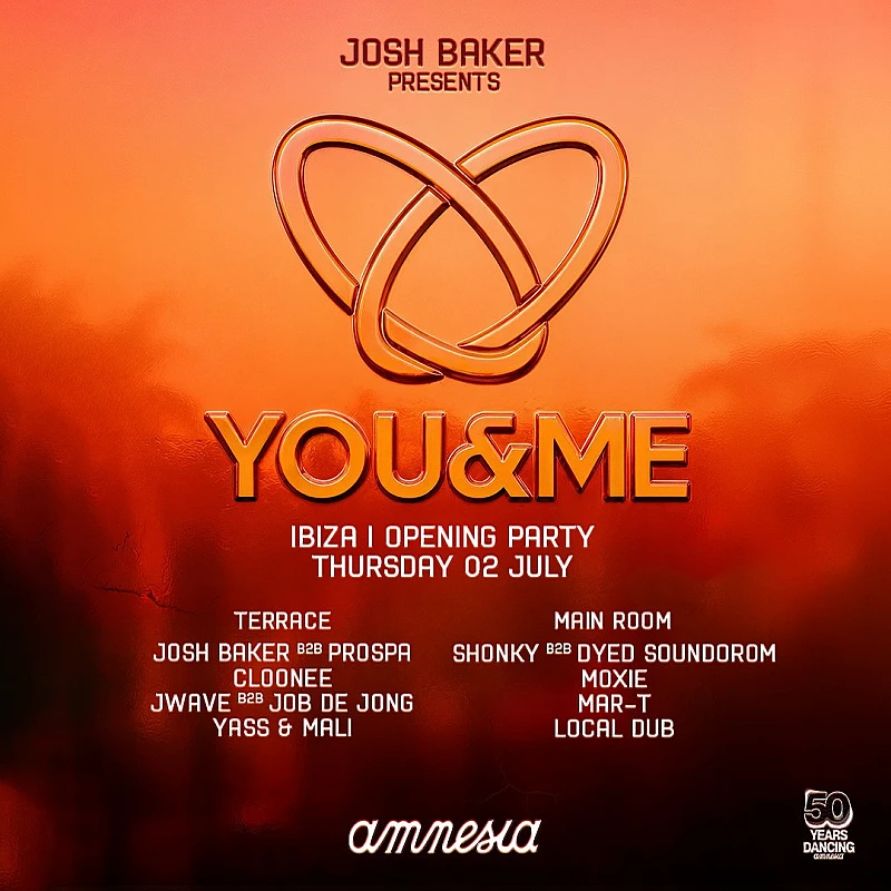 Josh Baker presents you&me Opening Party Season 2026