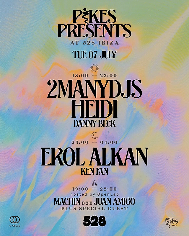 Pikes presents at 528 Ibiza