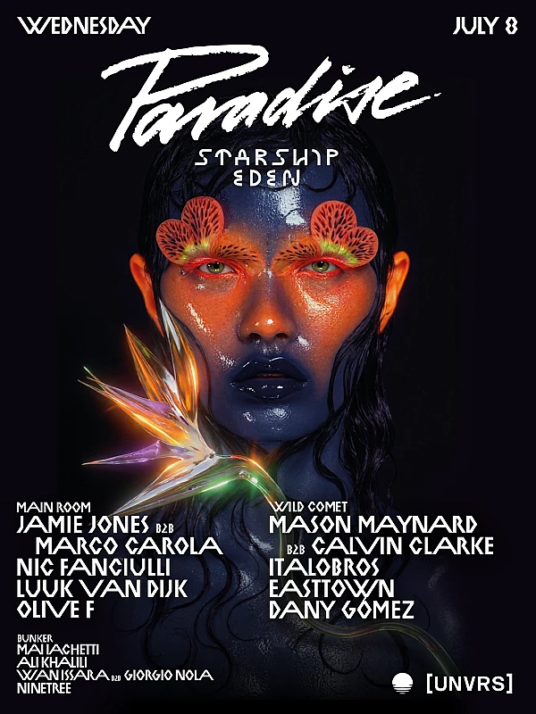 Jamie Jones presents Paradise : Starship Eden at [UNVRS]