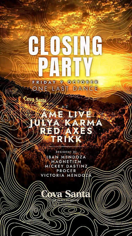Cova Santa Closing Party season 2026