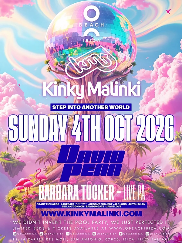 Kinky Malinki closing party season 2026