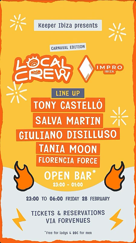 IMPRO Ibiza x Local Crew Carnaval Edition