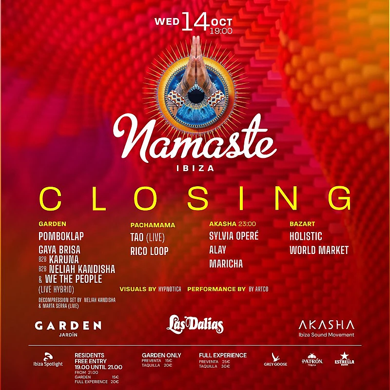 Namaste Closing Party season 2026