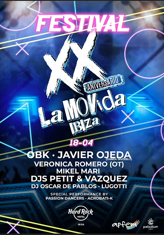 La Movida Festival Ibiza XX aniversario