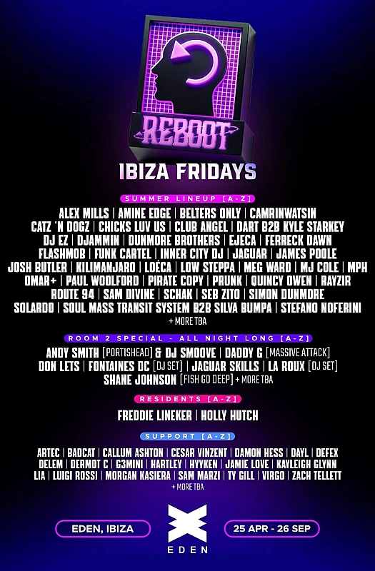 Reboot Ibiza Fridays