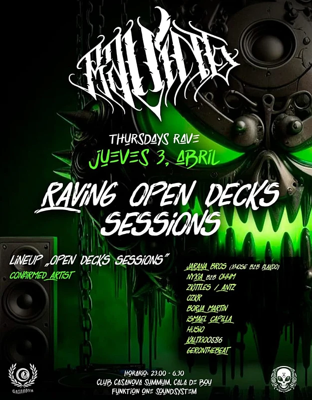 Raving Open Decks Sessions