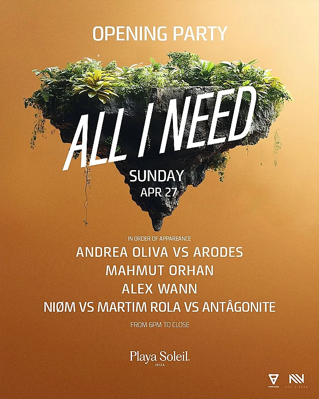 All I Need Opening Party season 2025