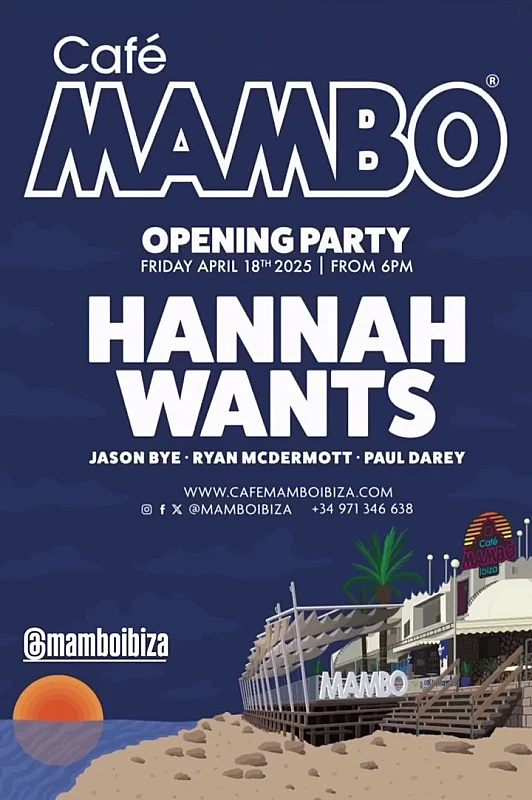 Café Mambo Ibiza Opening Party season 2025