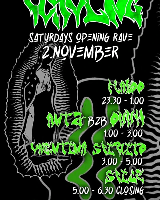 Raving Opening Saturdays