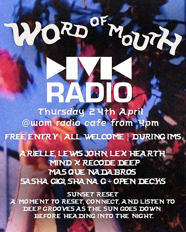 WOM Word of Mouth Radio Cafe Ibiza