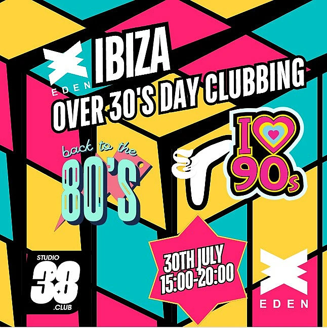 Studio38's Over 30s Daytime 80s & 90s Clubbing