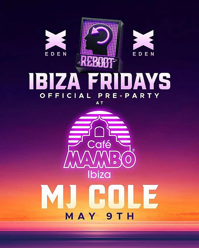 Reboot Ibiza Fridays official pre-party
