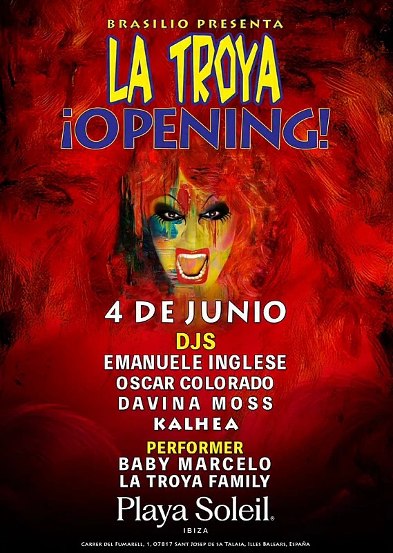 La Troya Ibiza Opening Party season 2025